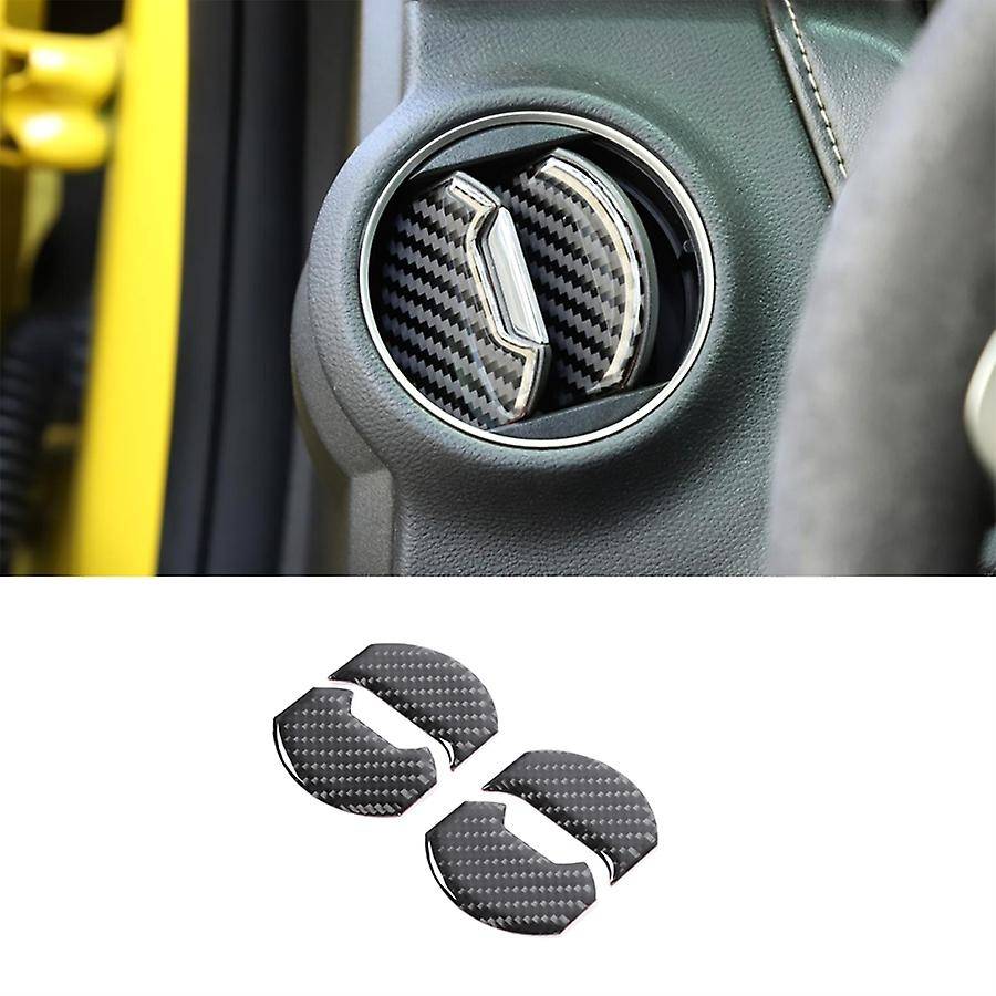 Car Air Outlet Conditioning Vent Covers for 2012 2013 2014 2015 Carbon Fiber