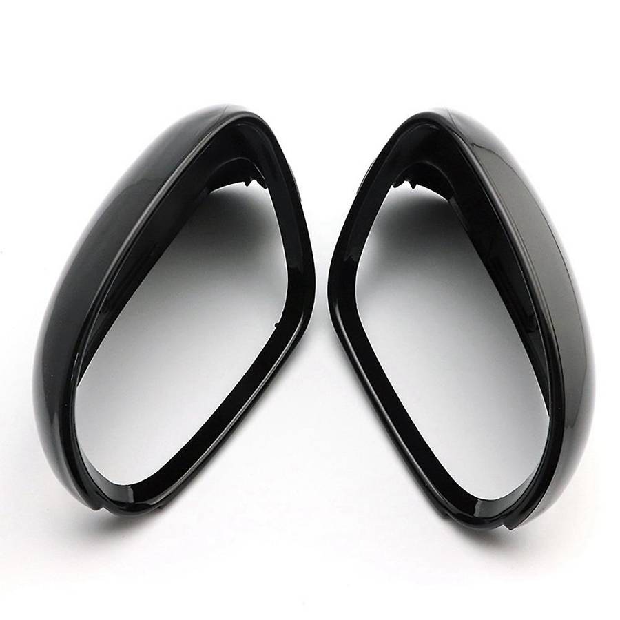 Car Black Side Door Mirror Cover Rearveiw Mirror Caps for GOLF MK5 R32 B6 Car Exterior Accessories