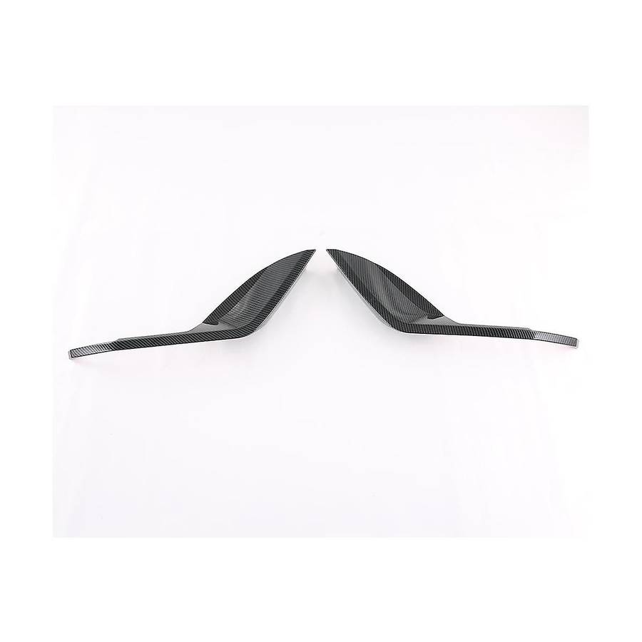 Car Carbon Fiber Abs Front Fog Light Trim Bezel Cover Trim Stickers for Dolphin Atto1 Ea1 2022 2023