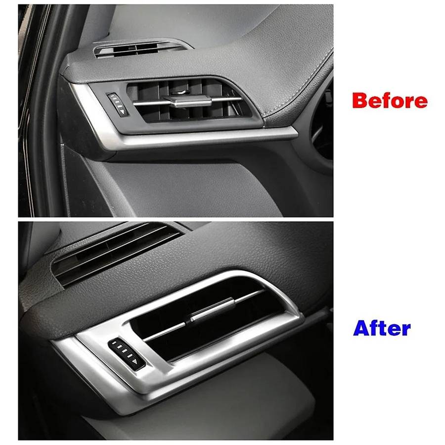 Car Carbon Dashboard Air Condition AC Outlet Vent Cover Trim Color Change Sticker for Sienna 2021-20