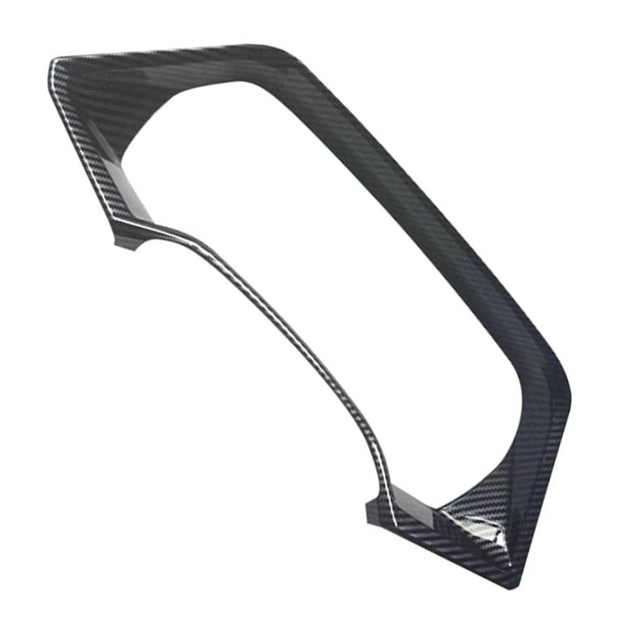 Car Carbon Fiber Abs Interior Dashboard Meter Display Frame Cover Trim Interior Mouldings for X5 G05