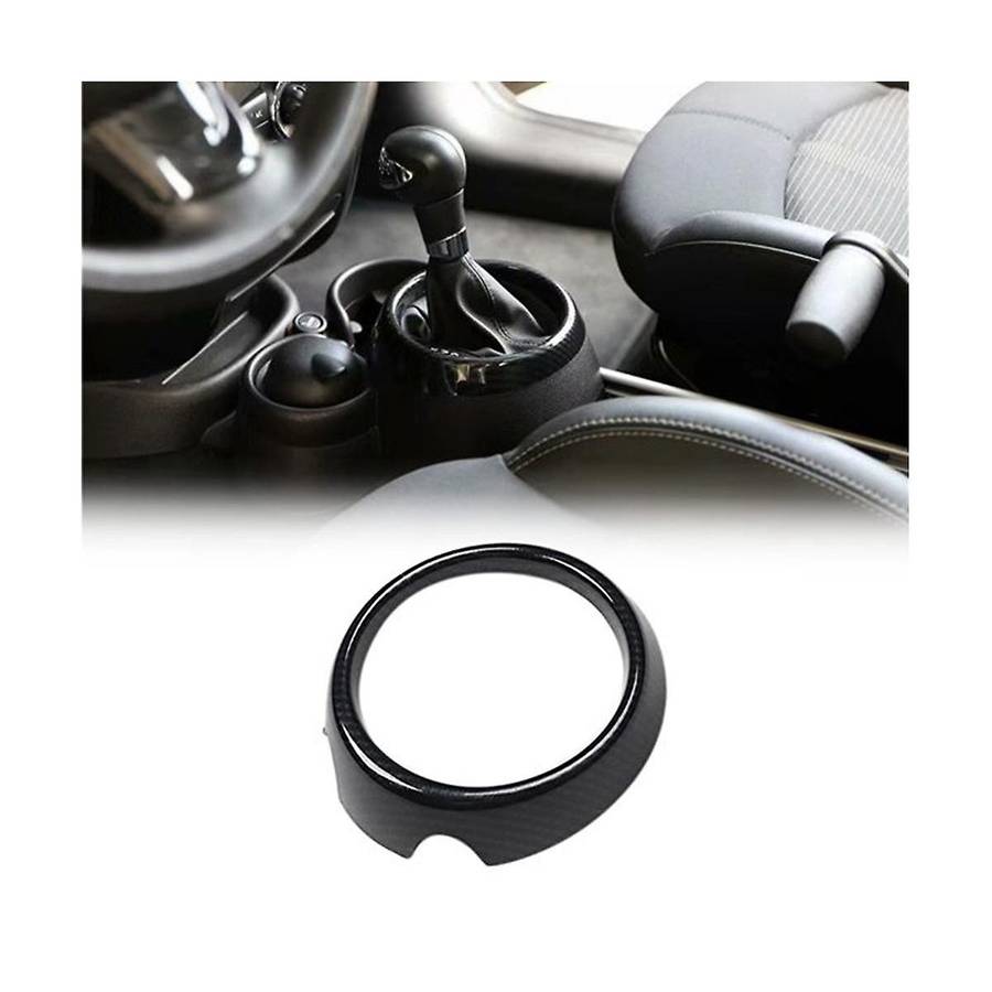 Car Carbon Fiber Central Gear Panel Control Panel Decal Car Interior Modification for 2011-2016 Min