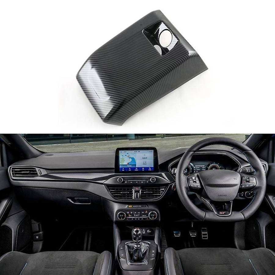Car Carbon Fiber Rear Air Condition Vent Outlet Frame Cover for Ford