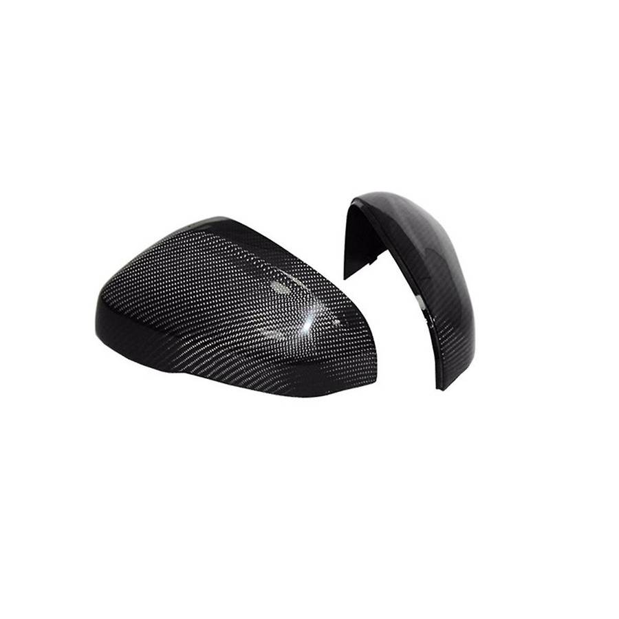 Car Carbon Fiber Side Rear View Mirror Cover Trim for S60 S60l S80l V40 2014-2019