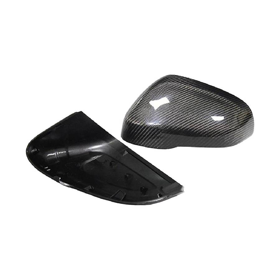 Car Carbon Fiber Side Rear View Mirror Cover Trim for S60 S60l S80l V40 2014-2019