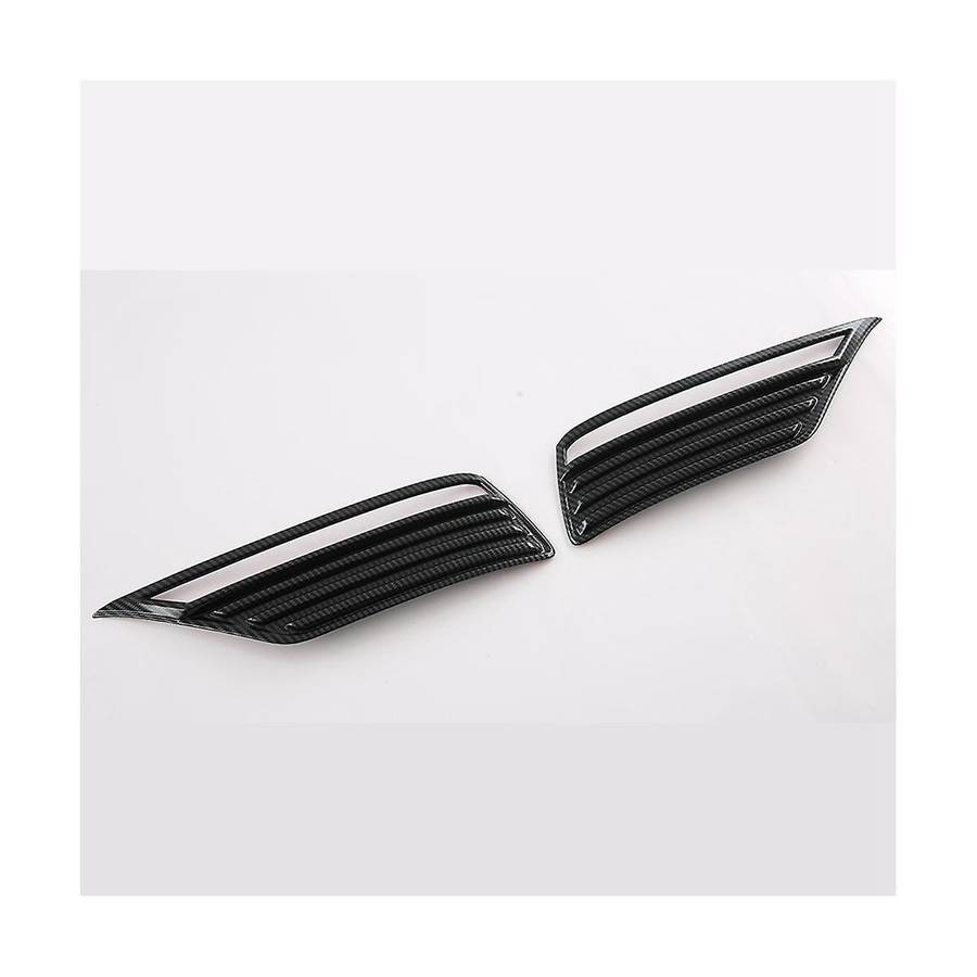 Car Carbon Fiber Style Rear Fog Light Frame Protection Lamp Cover Trim for Land Cruiser Lc300 2022