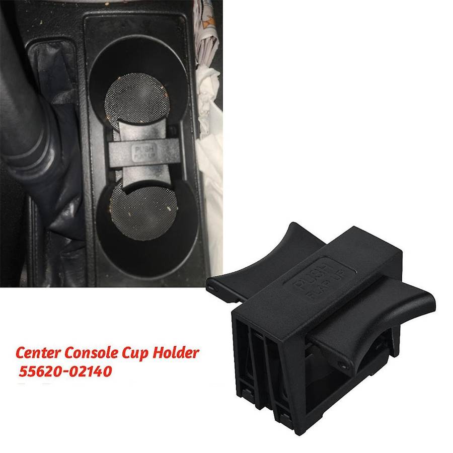 Car Center Console Cup Holder Partition 55620-02140 for 2009-2013 Folding Removable Cup Holder Black