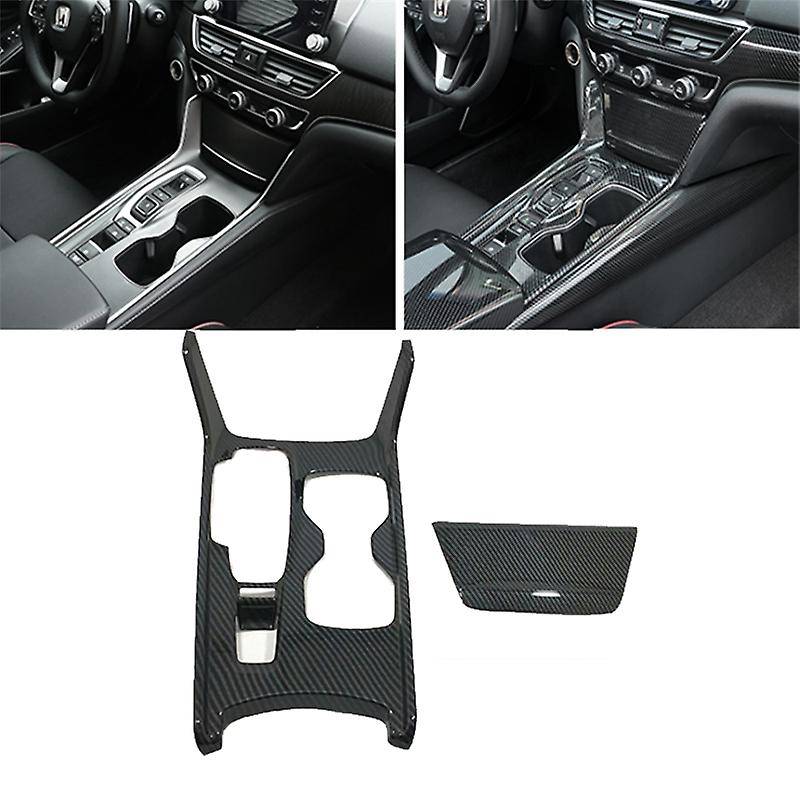 Car Center Console Decorative Frame Protective Gear Gear Shift Box Panel Cover for Accord 2018 2019