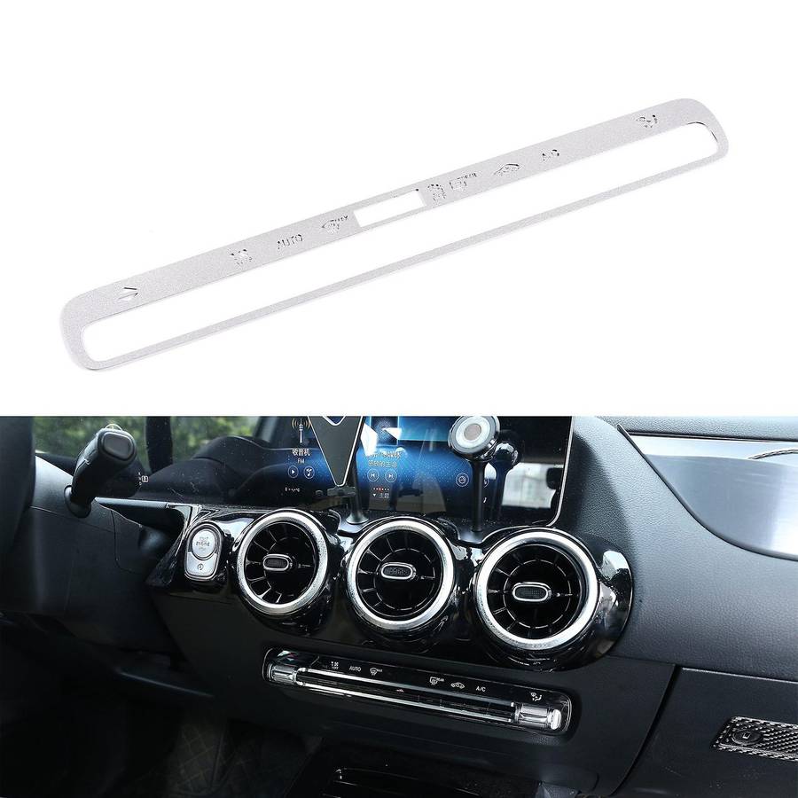 Car Central Air Conditioning Mode Button Trim Cover for CLA GLA Class W177 V177 W247 C118 2020+