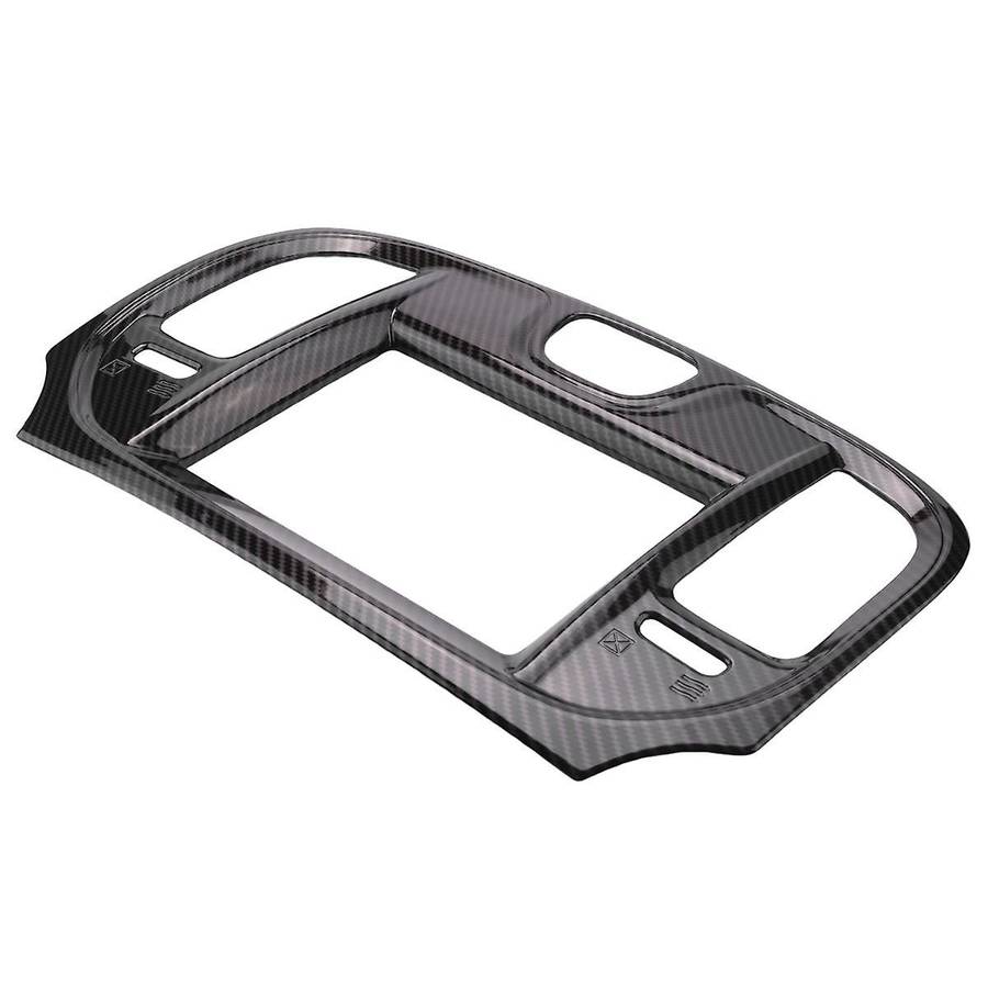 Car Central Control Navigation Screen Trim Interior Accessories for 300/300C 2015-2021 ,ABS Carbon F