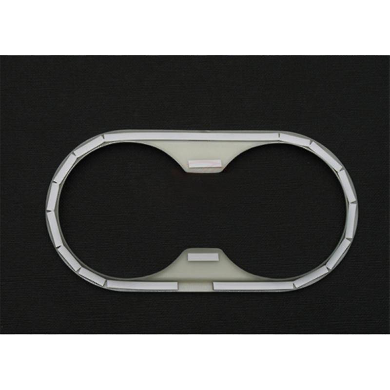 Car Chrome ABS Water Cup Holder Panel Cover Trim Frame for -A5 2018-2019 A4 B9 2017-2019