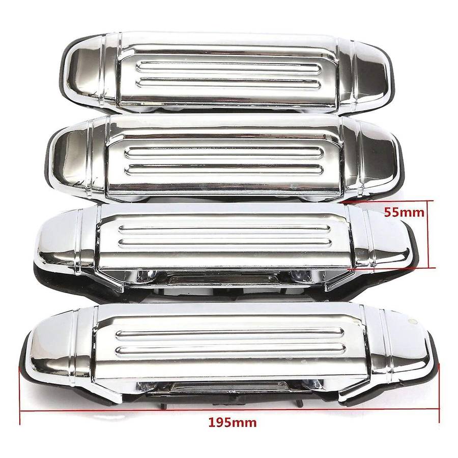 Car Chrome Door Handle Accessories Compatible Mitsubishi Pajero 1992-1997