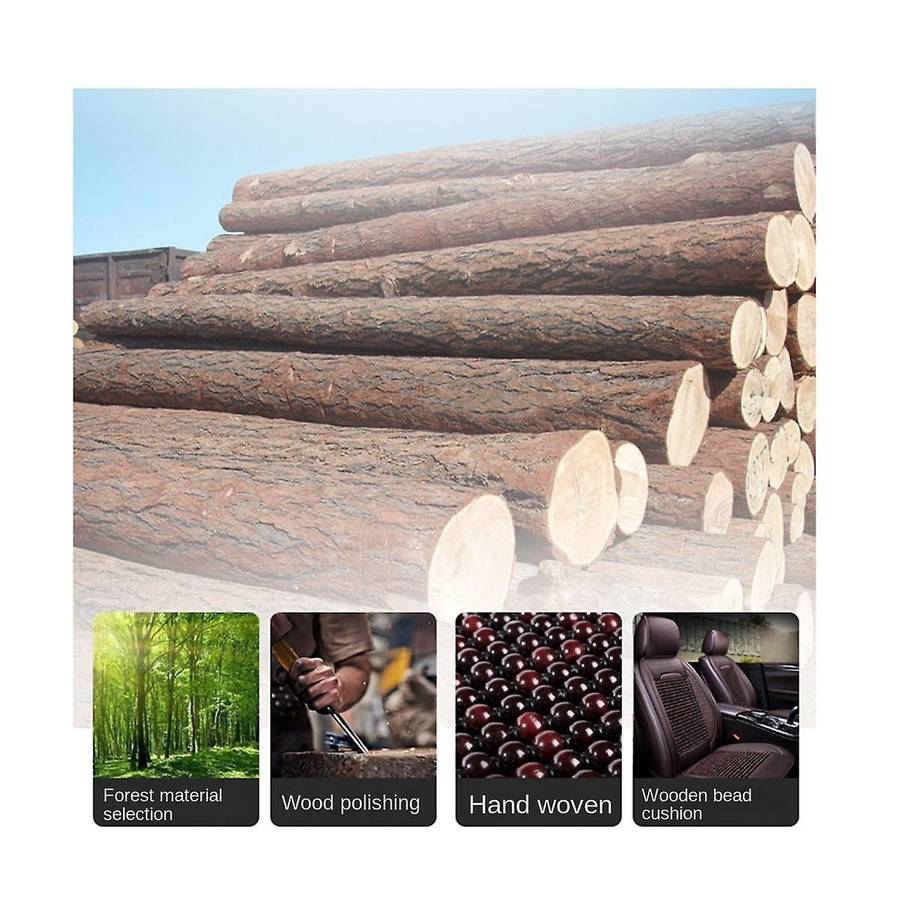 Car Cushion Car Cover Summer Single Piece Cushion Universal Cool Cushion Car Accessories Brown