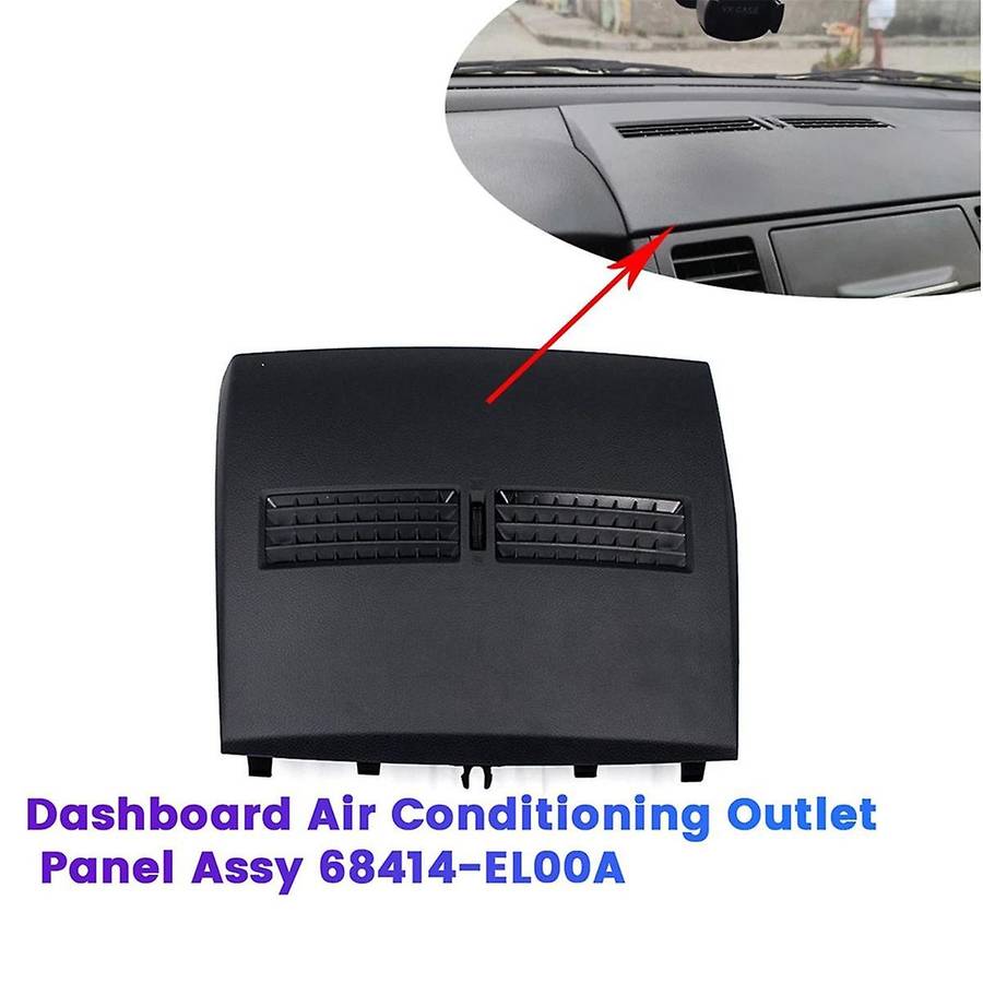 Car Dashboard Air Conditioning Outlet Panel Assy 68414-EL00A for Tiida 2004-2011 Center A/C Air Ven