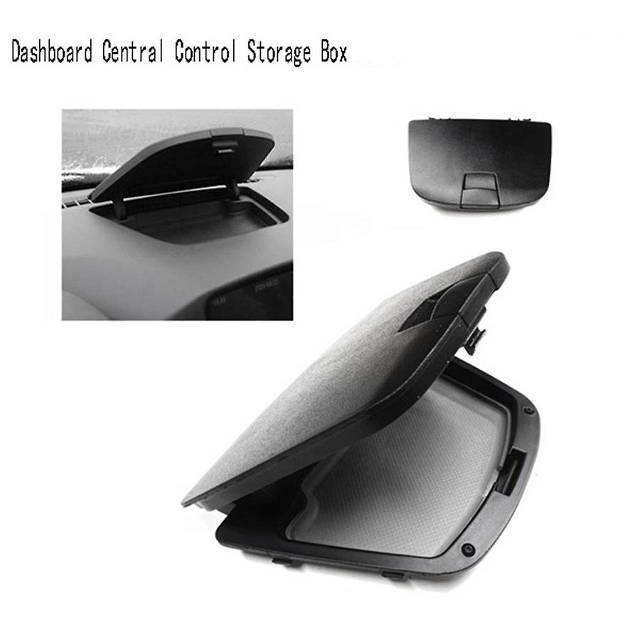 Car Dashboard Central Control Storage Box Cover Accessories for 2010-2015 Grey