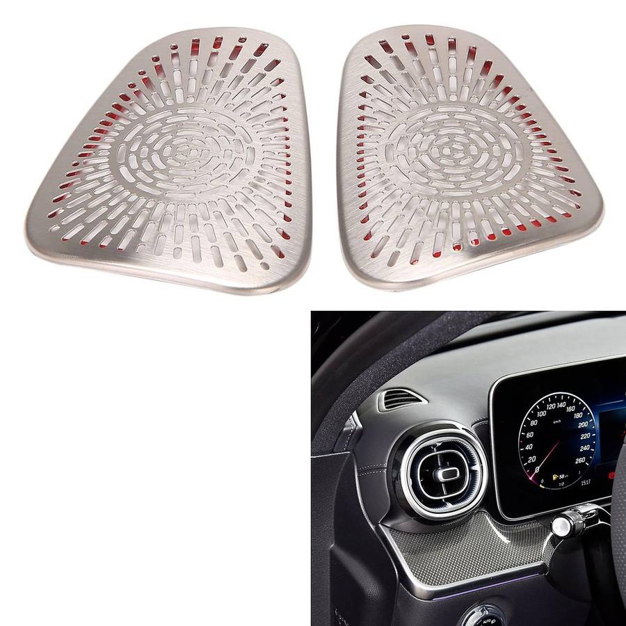 Car Dashboard Horn Cover Center Console Speaker Cover Trim Accessories for C-Class W206 C260 2022 Si