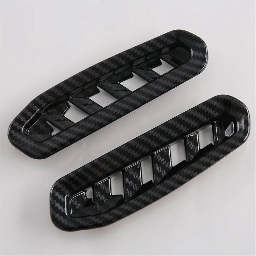 Car Dashboard Side Air Condition Vent Outlet Cover Trim for 2024 2025 Accessories Carbon Fiber