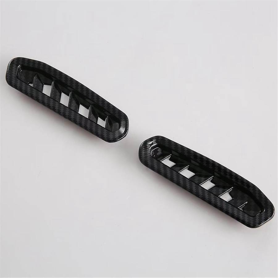 Car Dashboard Side Air Condition Vent Outlet Cover Trim for 2024 2025 Accessories Carbon Fiber
