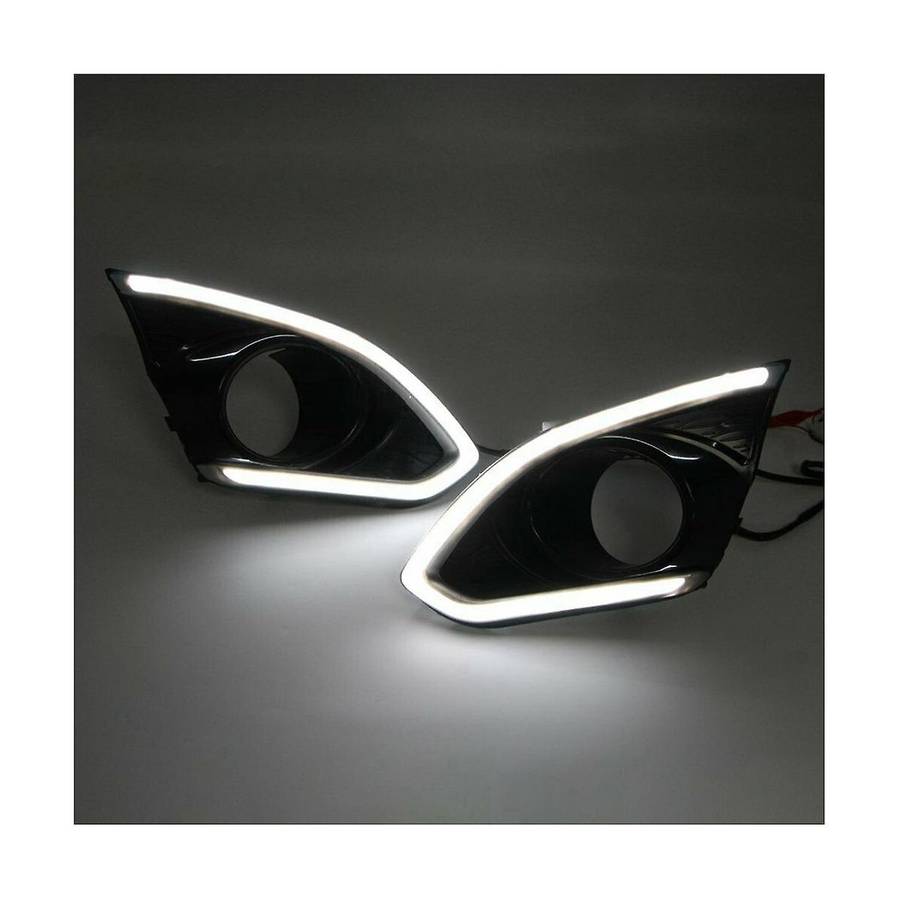 Car Drl Daylight Daytime Running Lights Fog Lamp Bumper Light for Spark 2013 2014 2015