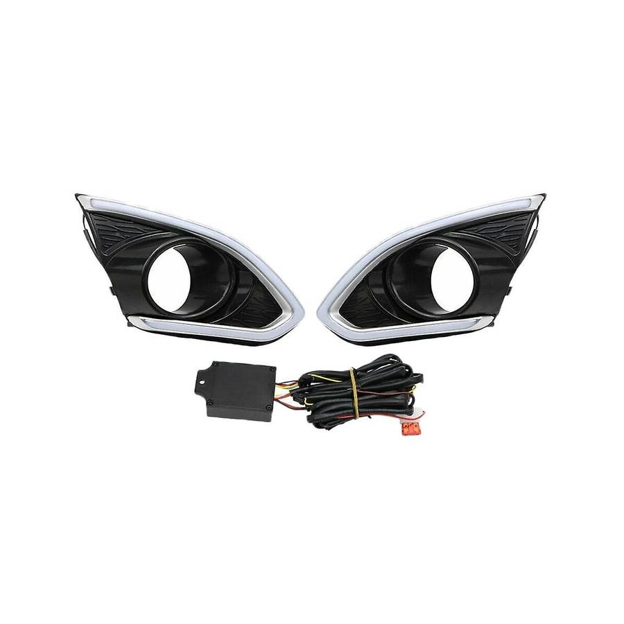Car Drl Daylight Daytime Running Lights Fog Lamp Bumper Light for Spark 2013 2014 2015