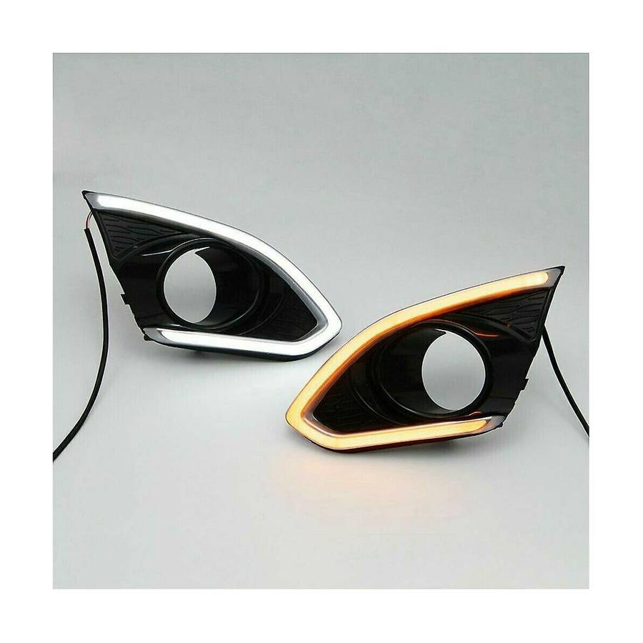 Car Drl Daylight Daytime Running Lights Fog Lamp Bumper Light for Spark 2013 2014 2015
