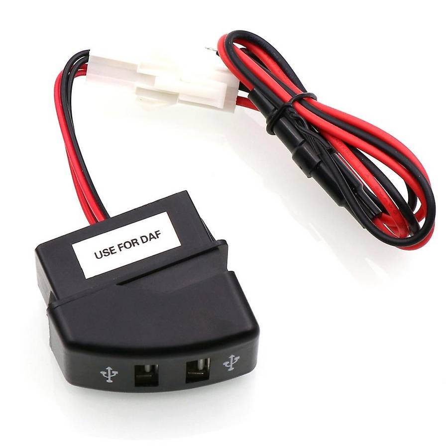 Car Dual Usb Charger 5v 2.1a Car Usb Socket Car Accessories for Daf Truck Daf 95 Xf Xf 106 105 95 C