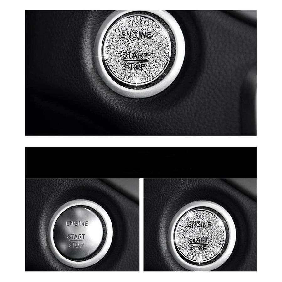 Car Engine Start Stop Ignition One-Button Cover Trim for A200 B200 C300 E300 CLS300 GLA CLA GLC