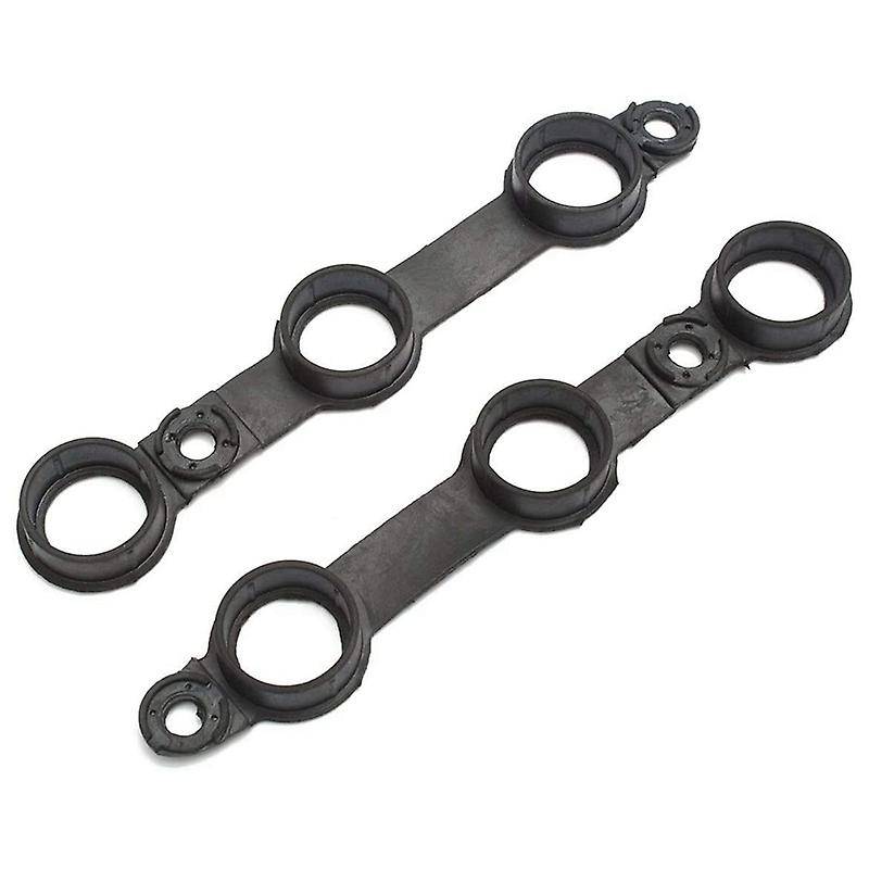 Car Engine Valve Cover Gasket Set with 15 Bolt Grommets 11129070532 for WE36 E39 Z3 M52 S52