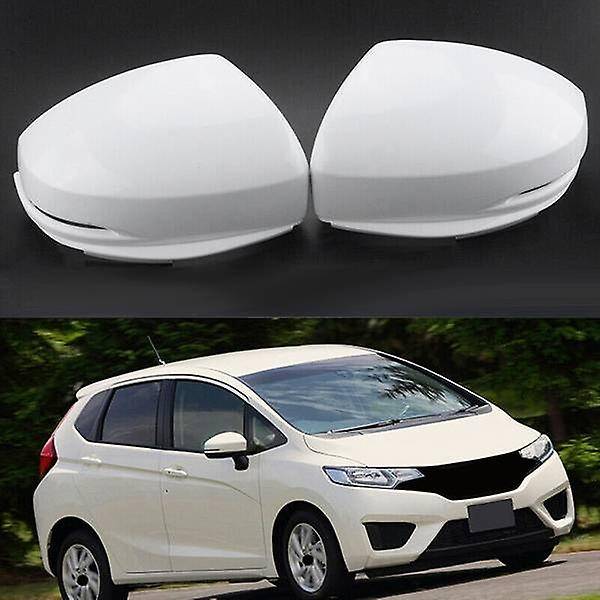 Car Exterior Rearview Door Mirror Cover for Fit Jazz Gk5 2014-2019 Gm6 Side Mirror Housing with Lam