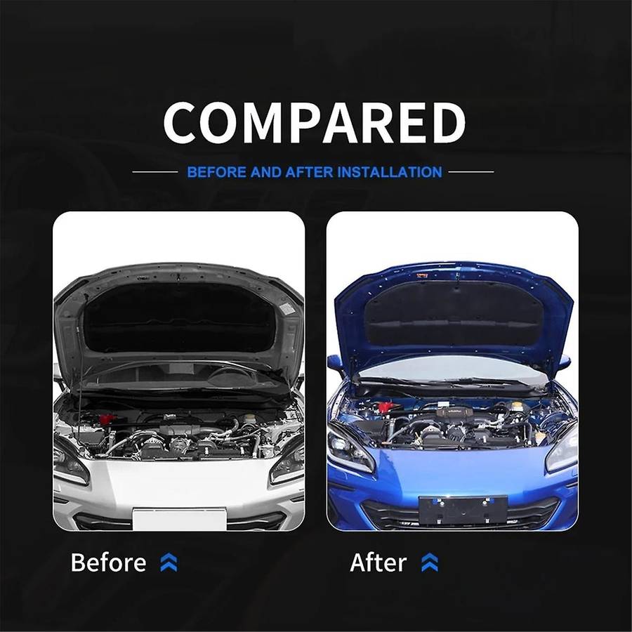 Car Front Bonnet Modify Gas Lift Supports Rod Arms Springs Shock for Brz Gr86 2021 2022 2023