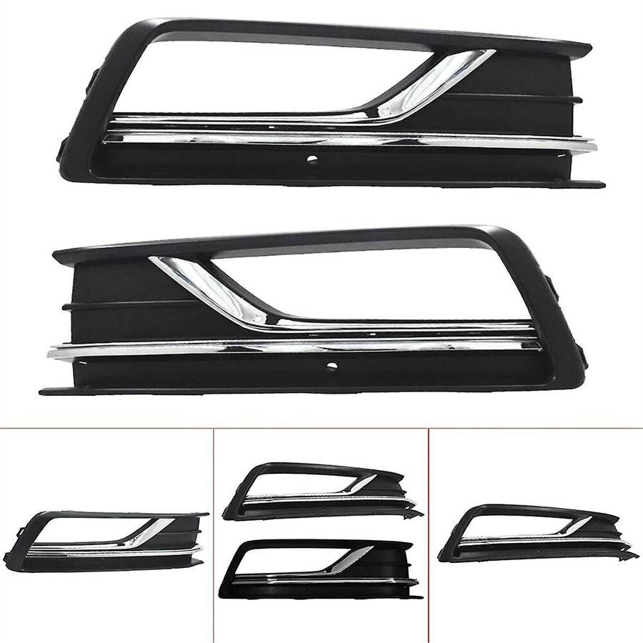 Car Front Bumper Fog Lights Grille Us Style Fog Lamp Cover for B8 2016 2017