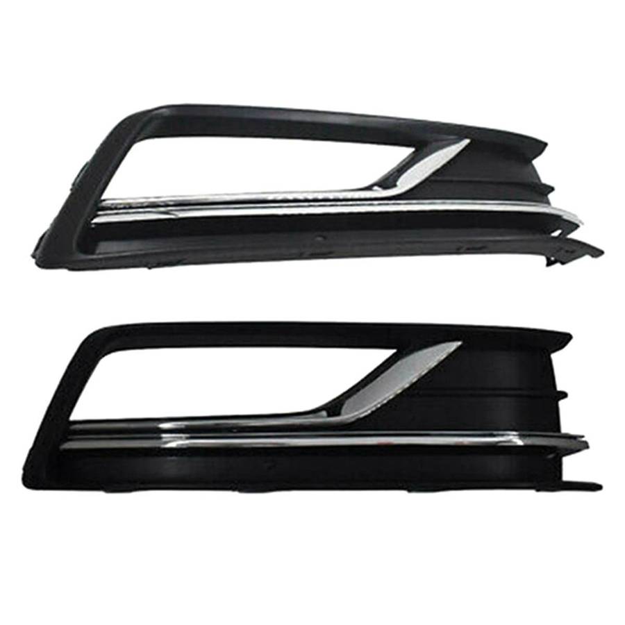 Car Front Bumper Fog Lights Grille Us Style Fog Lamp Cover for B8 2016 2017