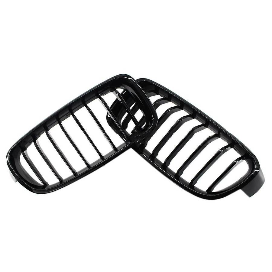 Car Front Bumper Grilles Hood Center Grill Dual Slats Grill for 3 Series F30 320DX/320I/340IX 2012-2