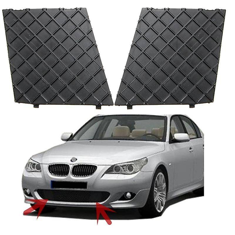 Car Front Bumper Lower Mesh Grill Plate Trim Cover for E60 E61