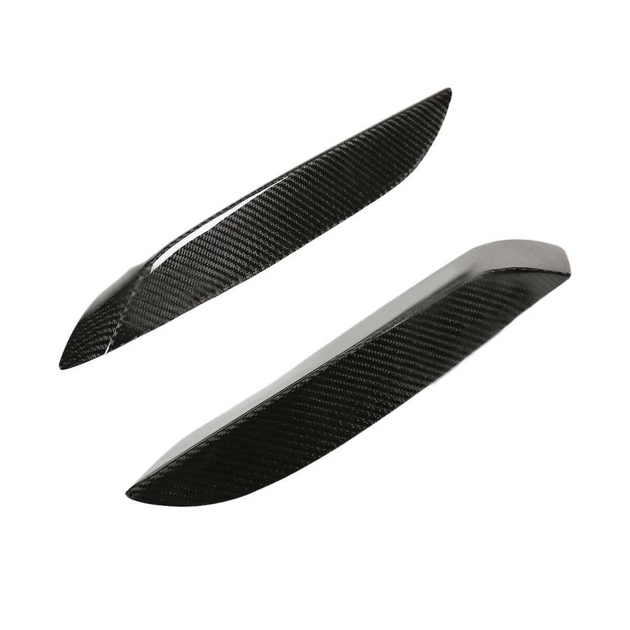 Car Front Bumper Side Splitter Canards Lip Spoiler for F80 M3 F82 F83 2015-2018 Real Carbon Fiber