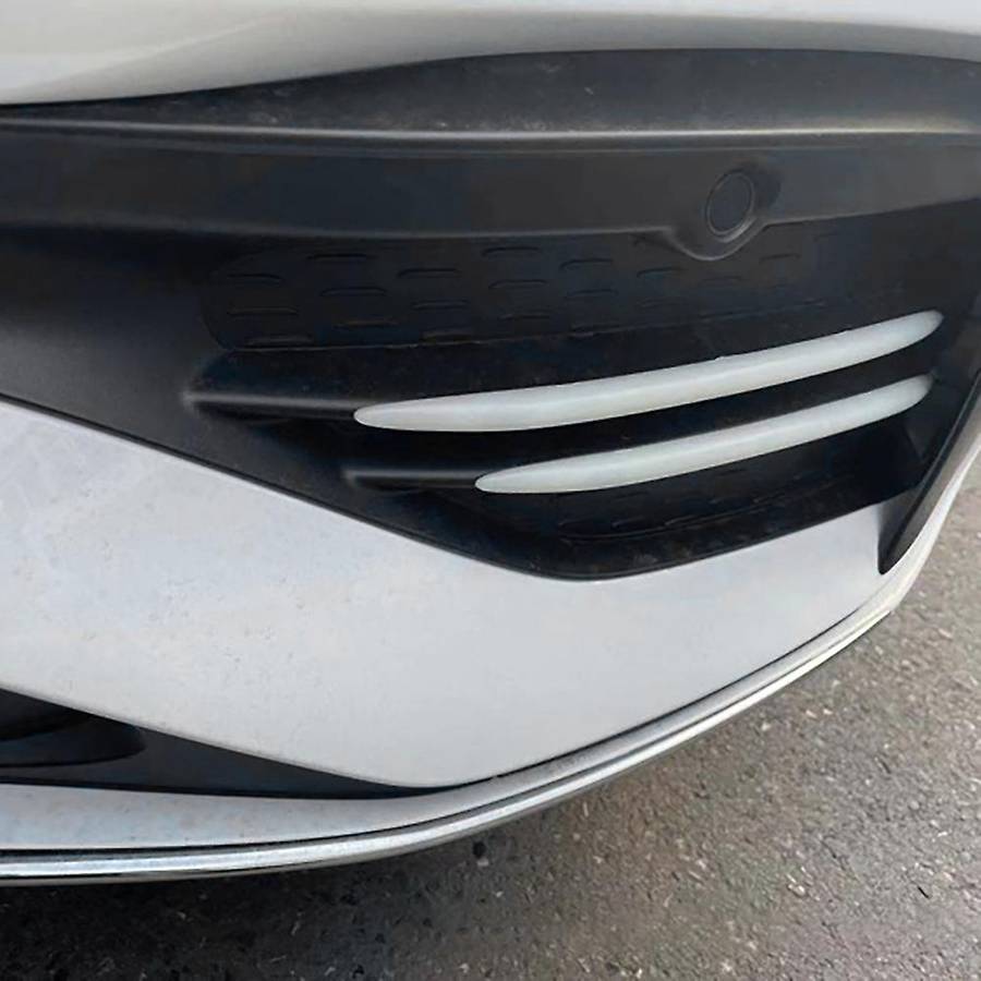 Car Front Bumper Splitter Spoilers Canard Air Knife Surround Trim for C-Class W206 2021 2022 C200 C2