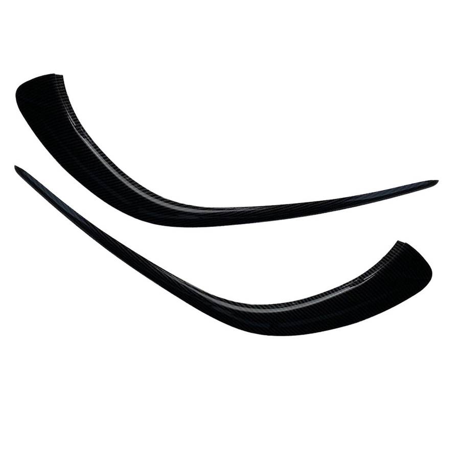 Car Front Bumper Splitter Spoilers Canard Air Knife Surround Trim for CLA W118 C118 CLA35 2020+ Blac