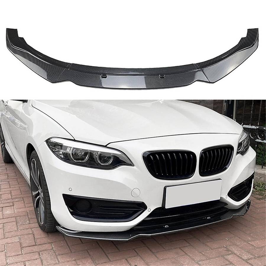 Car Front Bumper Spoiler Lip Lower Splitter Blade for 2 Series F22 2014-2019 Spoiler Diffuser Guard