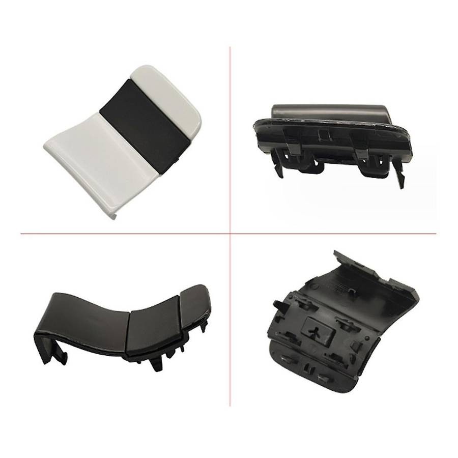Car Front Bumper Tow Eye Hook Eye Cover Cap 2548851801 for - GLC W254 2023+ Front Trailer Cover Bla