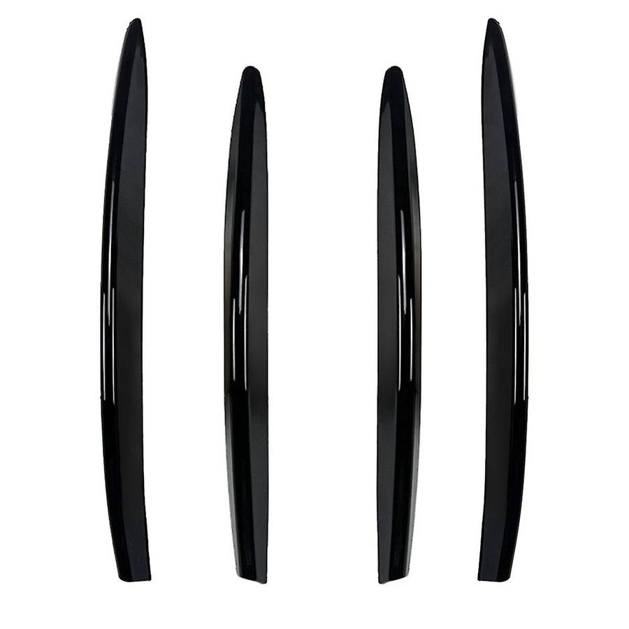 Car Front Fog Lights Trim Strips Bumper Lip Splitter Spoiler for CLA Class C118 X118 2023+ Gloss Bl