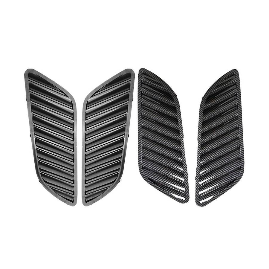 Car Front Grill Hood Cover Grill Air Outlet Vent Cover Trim for E90 E91 E92 F30 E46 Dtm Style(black