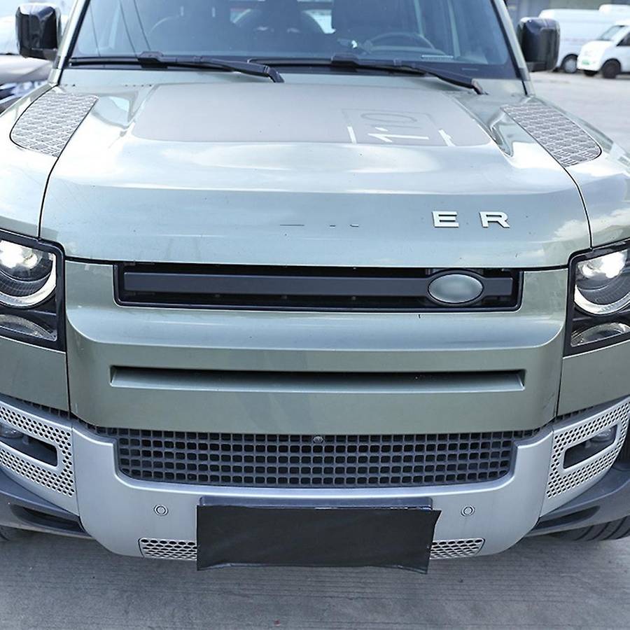 Car Front Grille Decorative Frame Mid-Grid Decorative Strip Cover for 2020-2021