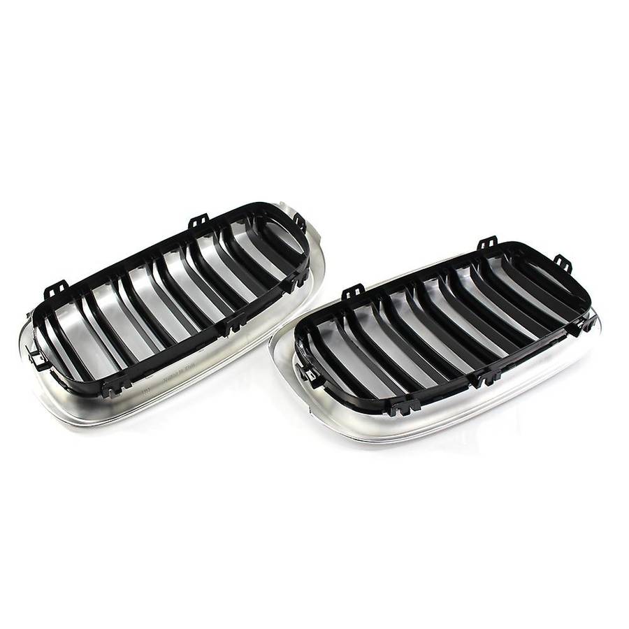 Car Front Kidney Grille Grill for  F15 X5 2015-2018 Double Line