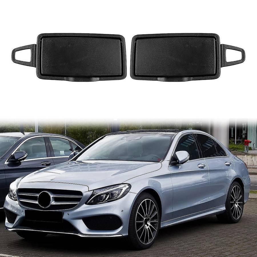 Car Front Left Sun Shade Visor Makeup Cosmetic Mirror Cover Replacement for C Class GLC W205 W253 Bl