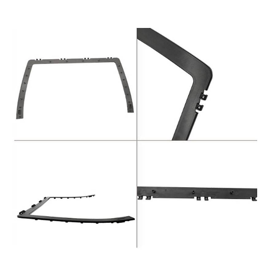 Car Front Seat Back Backrest Support Barcket Trim Replacement for S Class W222 2014-2020 Black
