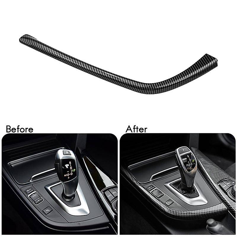 Car Gear Shift Side L Shape Strips Trim Compatible BMW 3 4 Series 3GT F30
