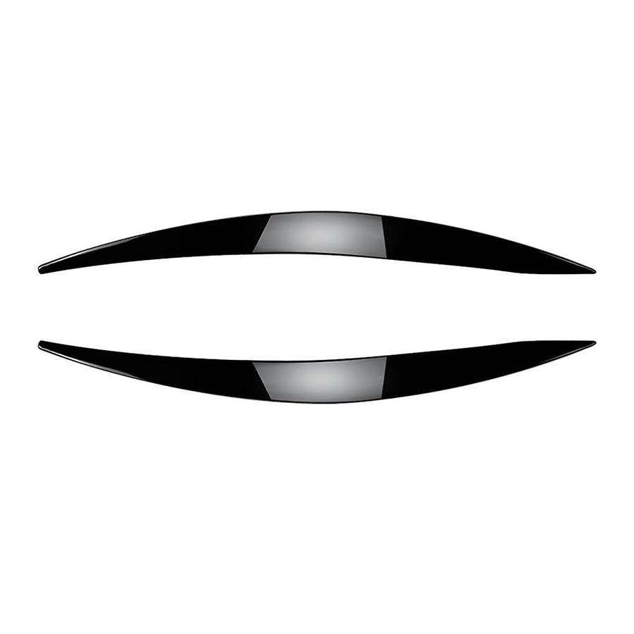 Car Gloss Black Headlight Lamp Eyebrows Cover Trim for Focus Mk4 2019-2021 Car Eyelids Lids
