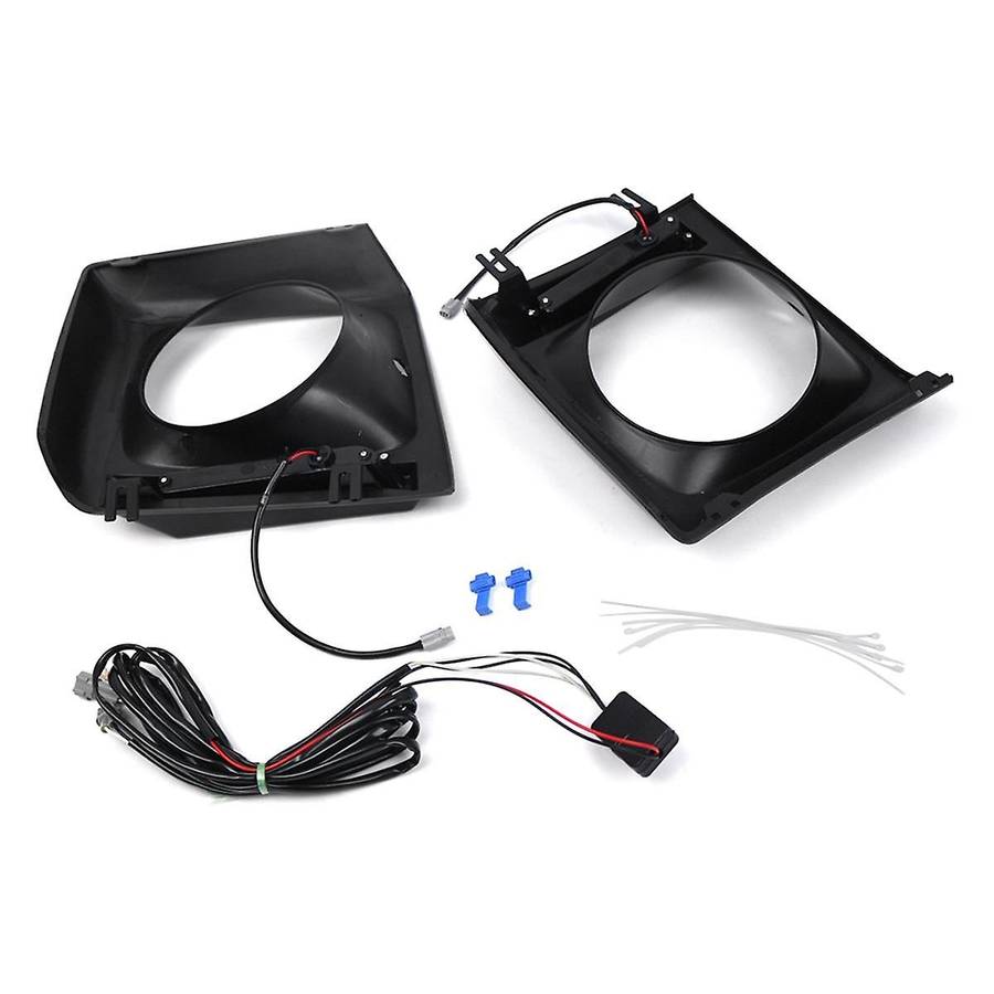 Car Head Light Bezel Grille LED Daytime Running Light for W463 G63 1990-2018 Black