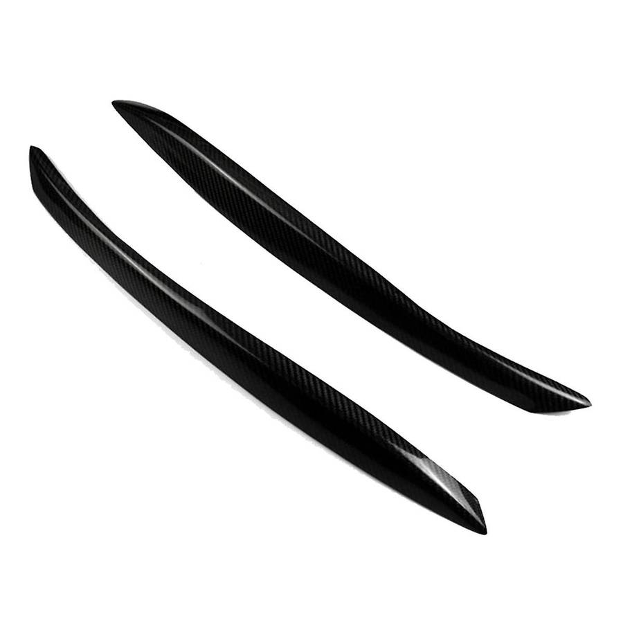 Car Headlight Eyebrow Molding Trim Sticker for Tt 2006-2014 Lamp Eyelids Trim Strips Lid Cover Real