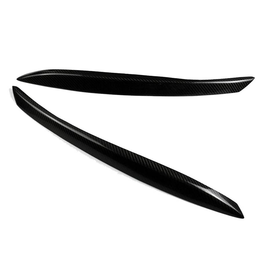 Car Headlight Eyebrow Molding Trim Sticker for Tt 2006-2014 Lamp Eyelids Trim Strips Lid Cover Real